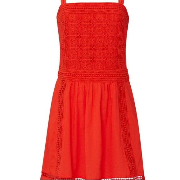 Scotch & Soda: Poppy Red Shift dress size Medium - Picture 3 of 10